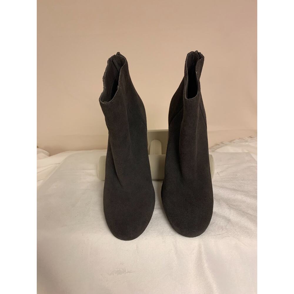 Reaction Kenneth Cole Womens Boots Carlyn Black Suede Sequins Ankle Size 8.5M